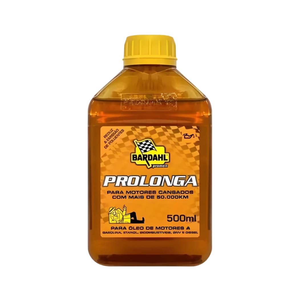 Aditivo Óleo Motores Cansados Fumando Bardahl Prolonga 500 mL Universal Flex Gasolina