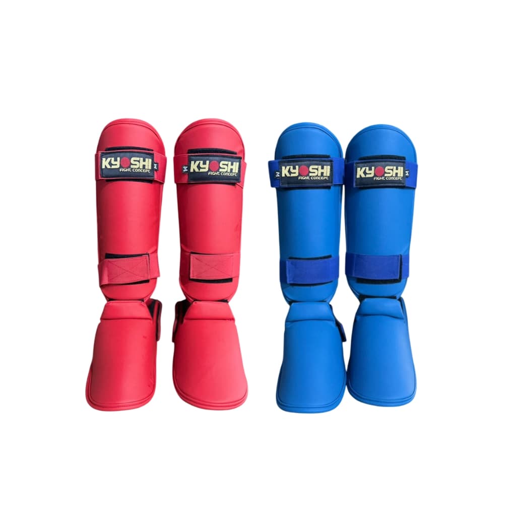 Kit C/ 2 Pares Caneleiras De Karate Kyoshi, Homologadas Cbk