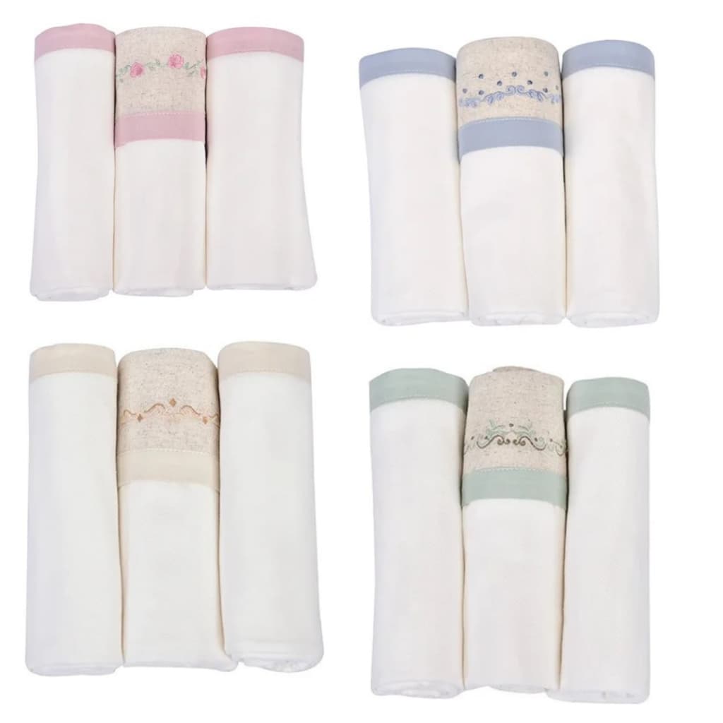 Kit Cueiro 3 Unidades Loupiot Nature (80cm x 80cm) - Minasrey