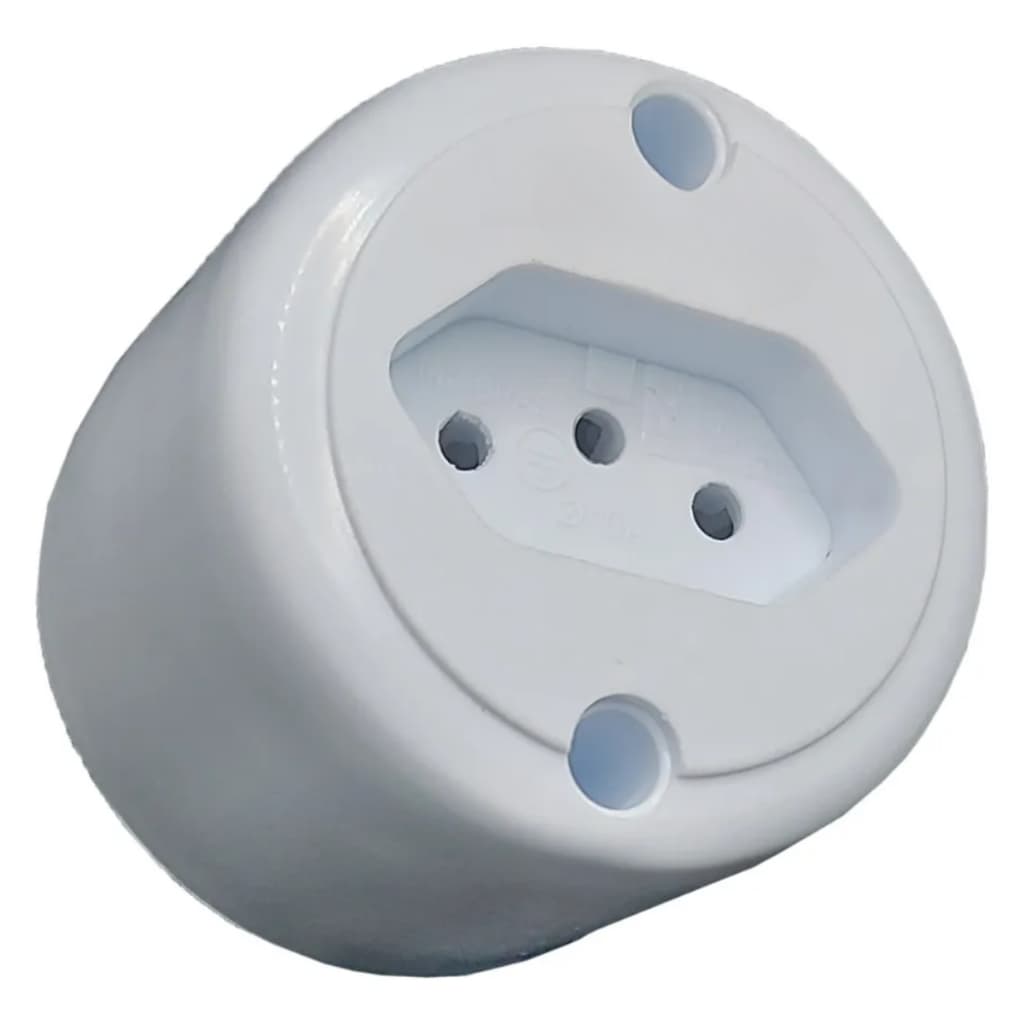 Kit Tomadas Sobrepor Padrão 10A Ideal Ambientes Domésticos Pequenos Projetos [Envio HOJE]