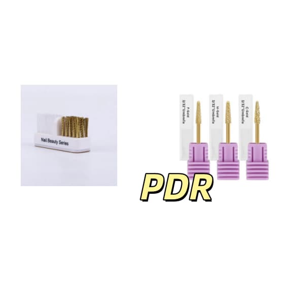 kit com broca tungstenio acabamento+Escovinha de aço para limpeza de brocas