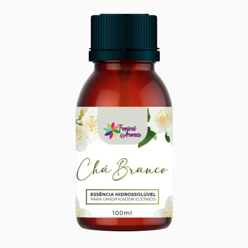 Essência Hidrossolúvel para Umidificador Tropical Aromas 100ml – Chá Branco