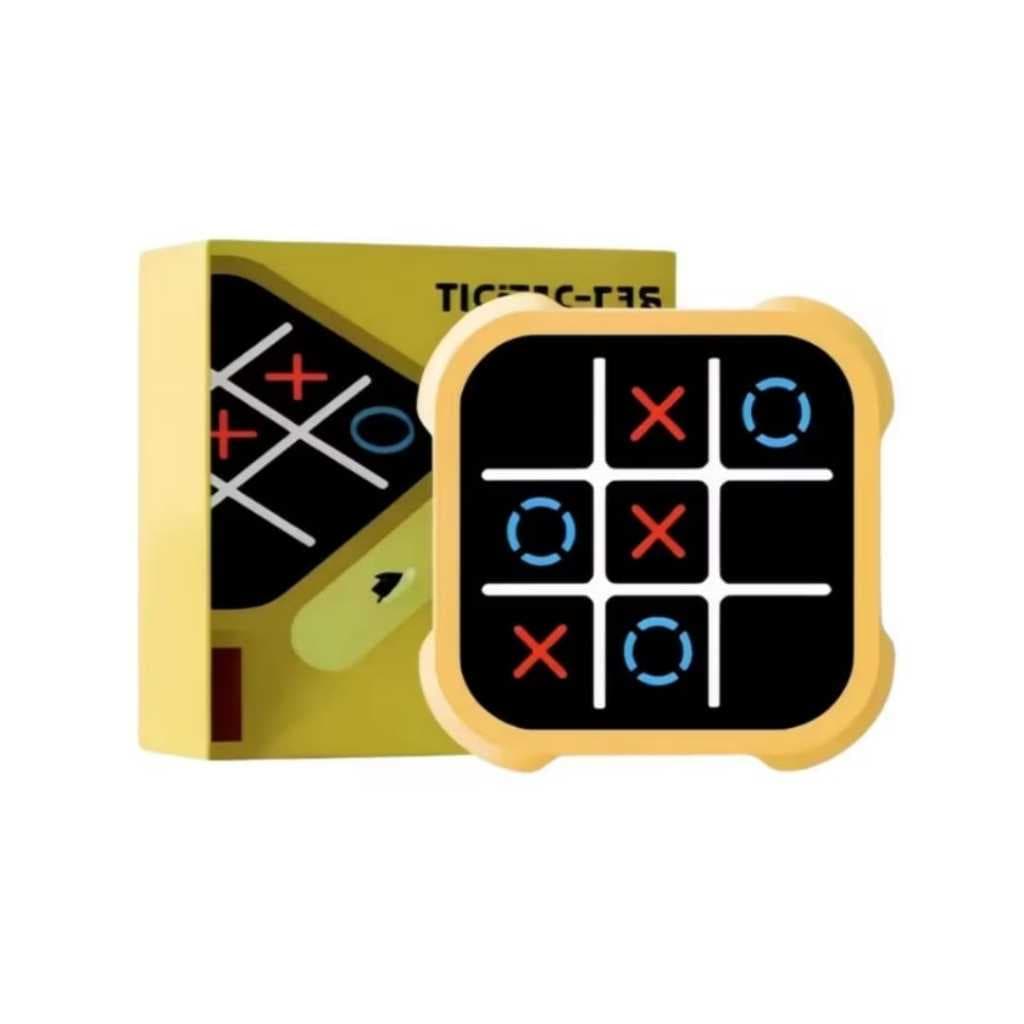 Jogo Da Velha Digital 3 Em 1 Compacto E Portátil Console Jogo da Memória Eletrônico Infantil