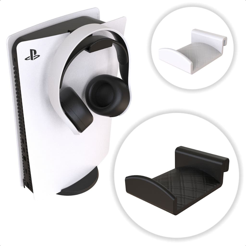 Suporte Fone Clip Lateral Compatível Com PS5 Playstation 5 Headset Gamer Headphone
