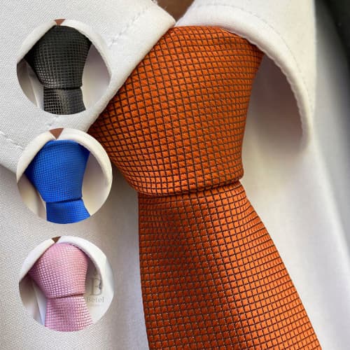 Gravata Várias Cores Masculina Slim Social Sofisticada Premium Alta Qualidade Xadrez Quadriculada