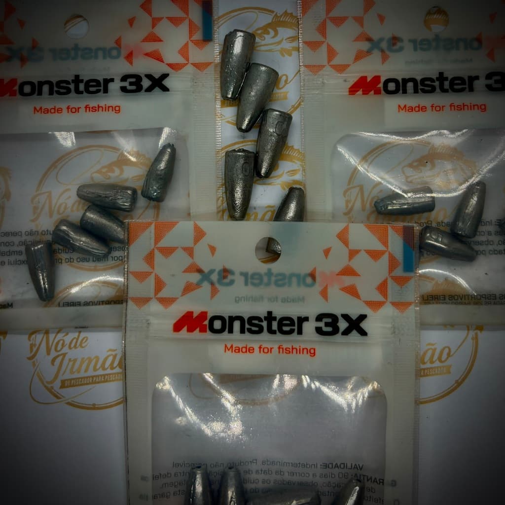 Chumbo tipo Bullet – Bullet Monster 3X – Chumbo – Monster 3X – Nó de Irmão