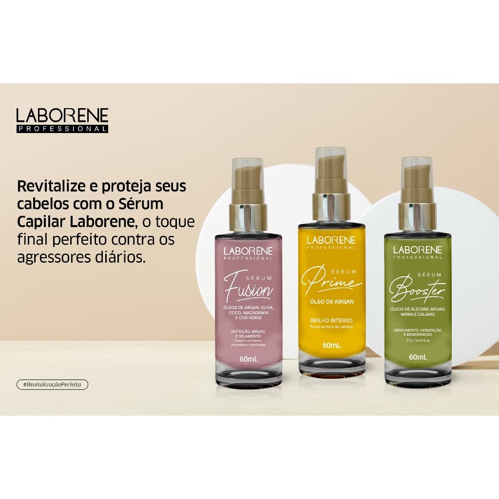Sérum Capilar 60ml Laborene Cabelos Luminosos e Saudáveis