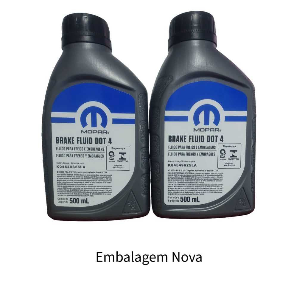 2 Fluido de Freio Dot4 Original Mopar 500ml