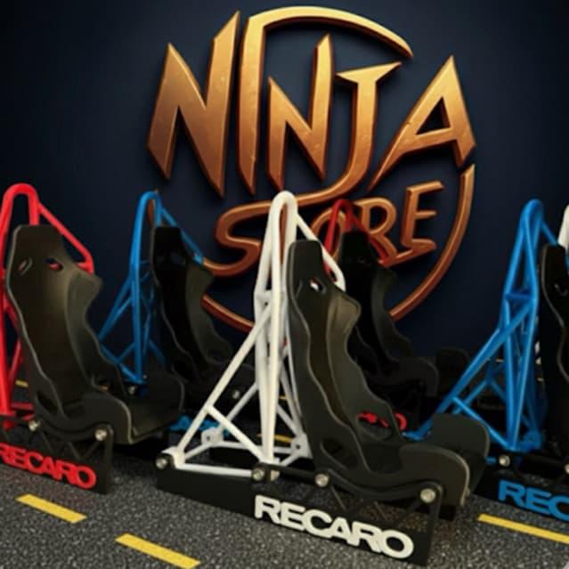 Suporte para Celular Banco Recaro Racing Seat + Parafuso alen Inox Cromado - Várias cores