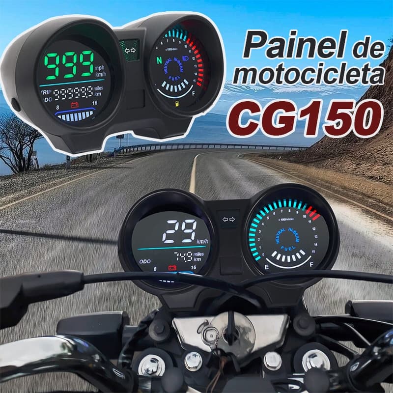 Painel Digital LED Velocímetro para Honda TITAN150 CG150 Fan150 2009 a 2013