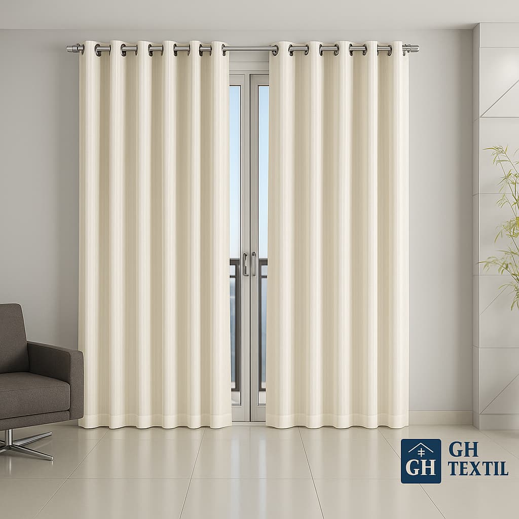 Cortina Blackout 2,80x2,30m com Voil Liso ou Xadrez– Elegância e Conforto para Sala
