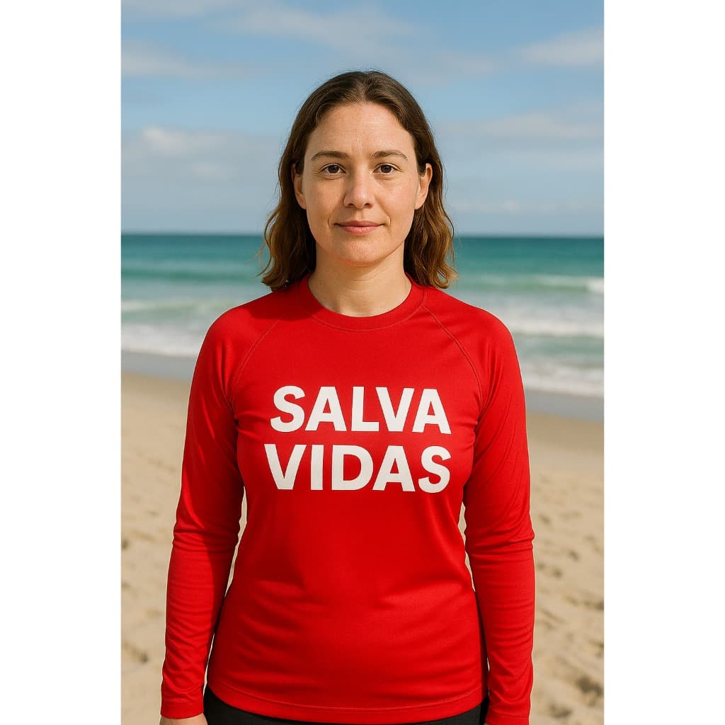 Blusa UV50+ Proteção Solar Personalizável – Professor de Natação ou Academia – Adulto