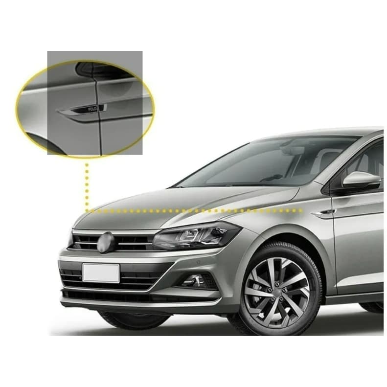 Emblema Polo Aplique Lateral da Coluna .
