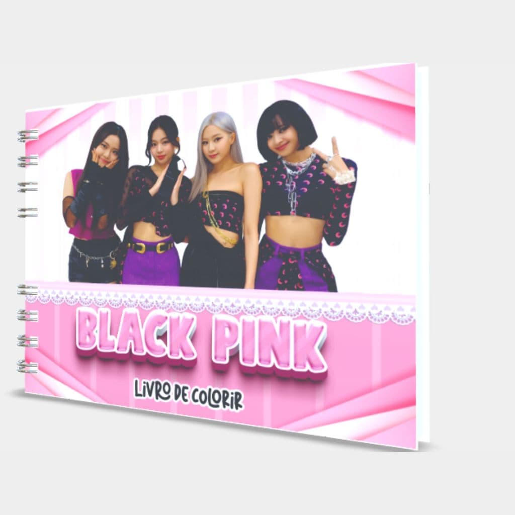 Livro de Colorir BLACKPINKK | Livro K-POPP para colorir | Livro infantil BLACKPINK | Atividades criativas K-POP |