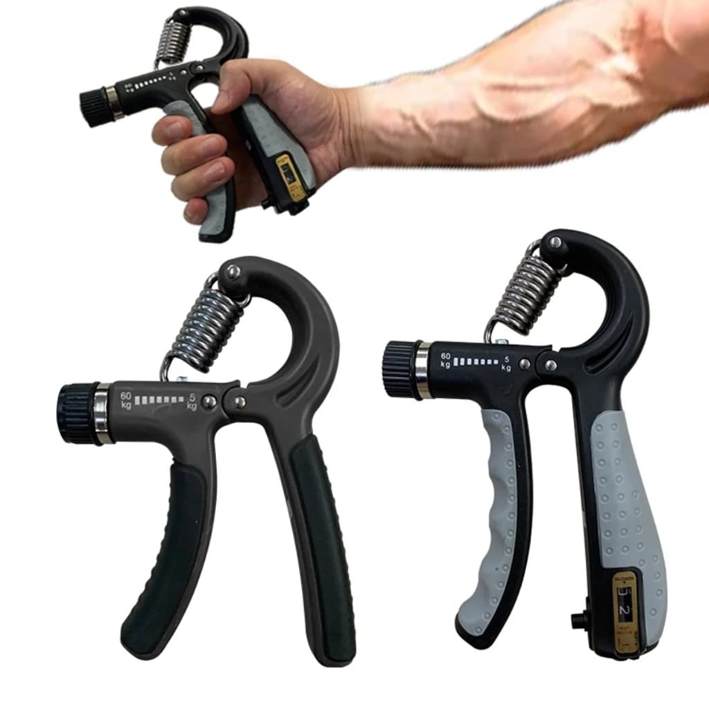 Aderência de mão Hand grip 5-60KG Exercite a força do antebraço e dos dedos