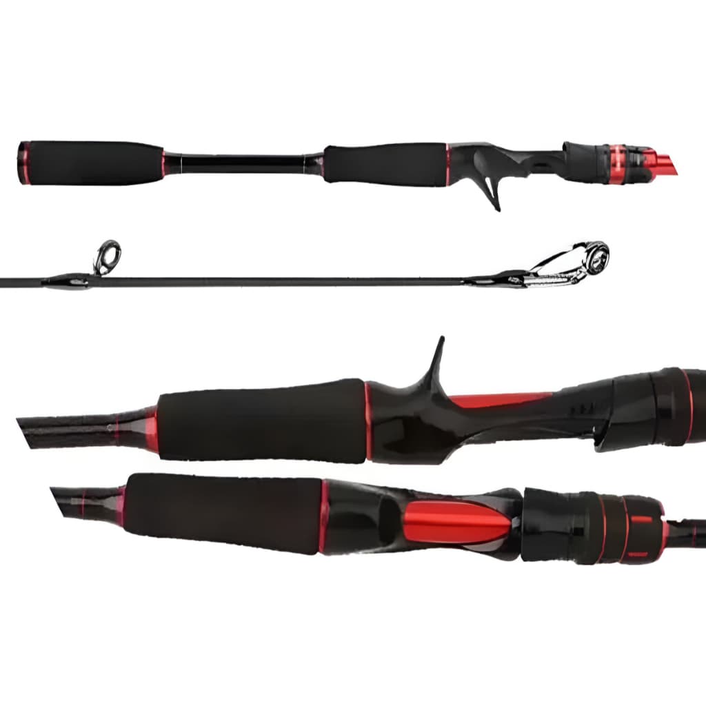 Vara Pesca Carretilha Carbono 1,80m Suporta 40lbs 2 Partes