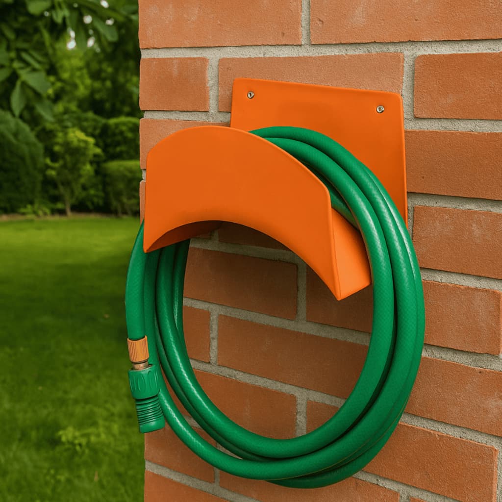 Suporte Para Mangueira Enrolador Fixo Organizador Jardim Ajax