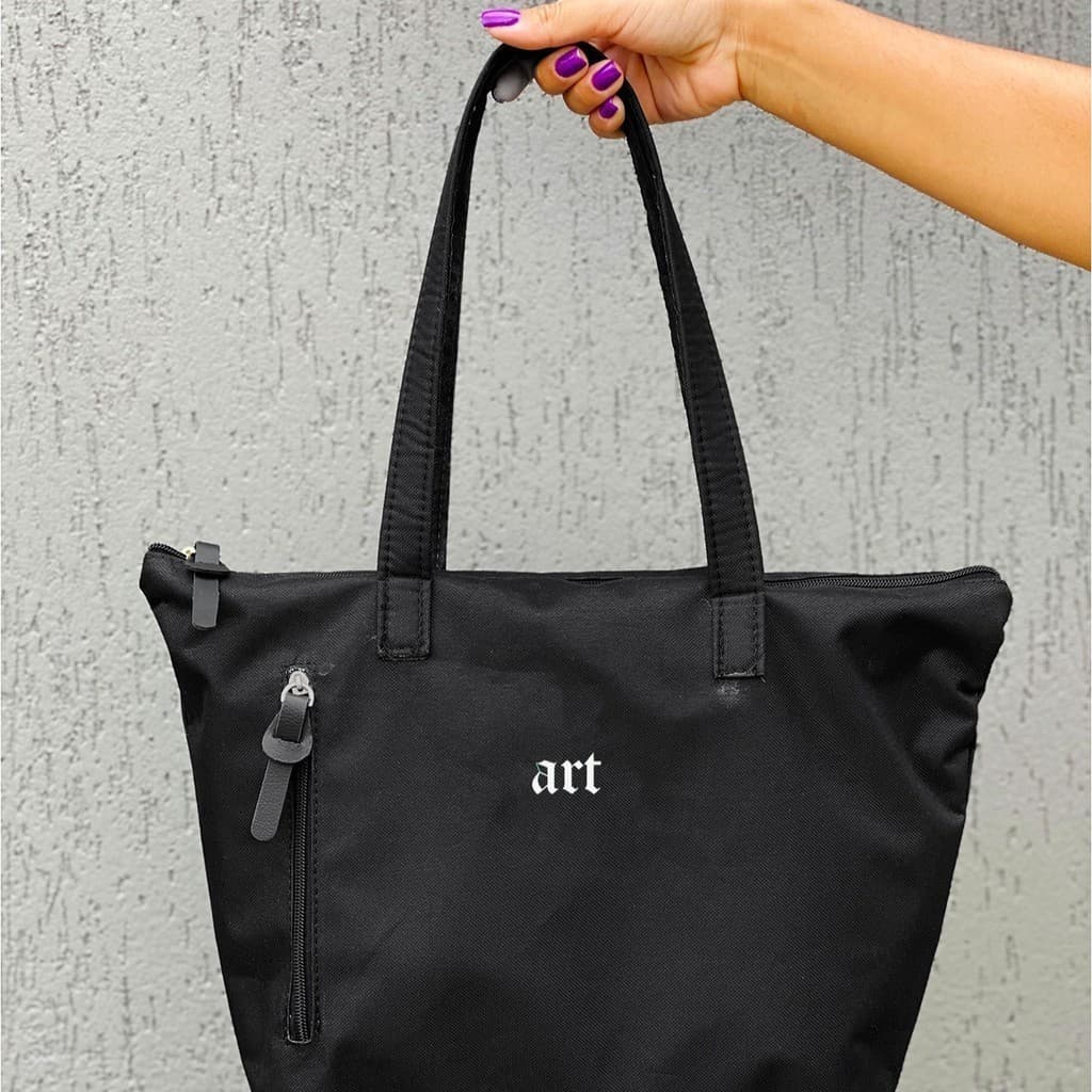 Bolsa Shopper Nylon ART Estampada Sport Sacola Praia Casual Bolsa Feminina