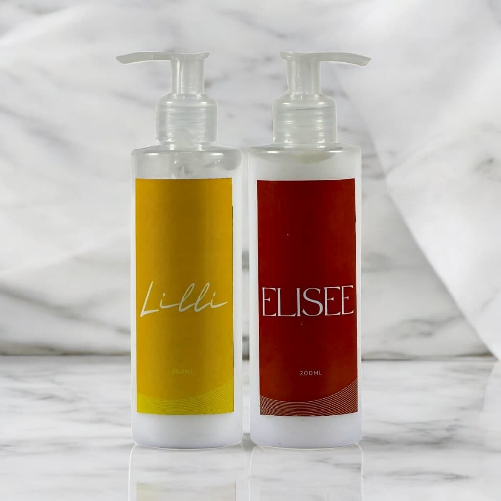 Kit Creme Hidratante Corporal Lilli + Elisee 200ml Cada Feminino.