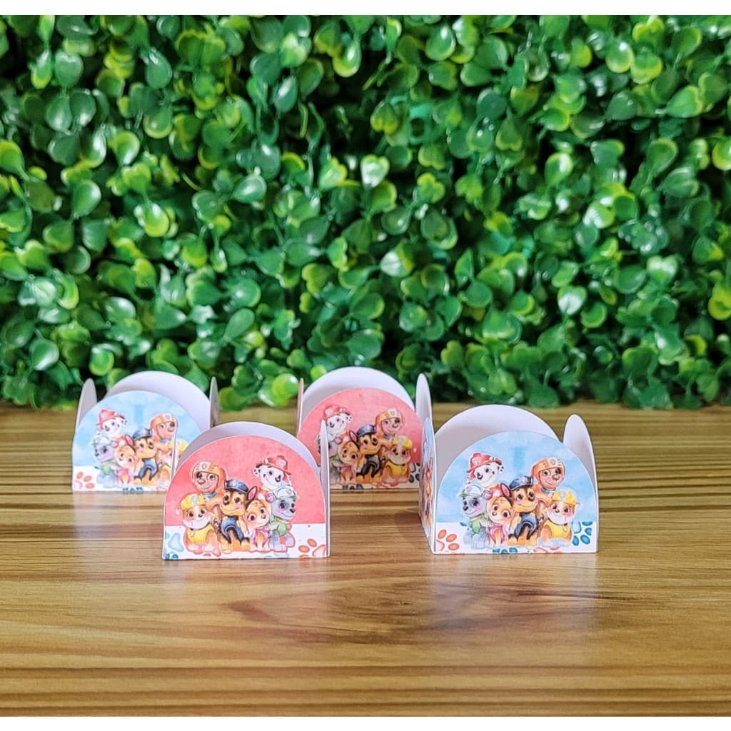 Kit Forminhas Para Docinhos - Patrulha Canina Aquarela Menino - Festa Infantil - Lembrancinhas