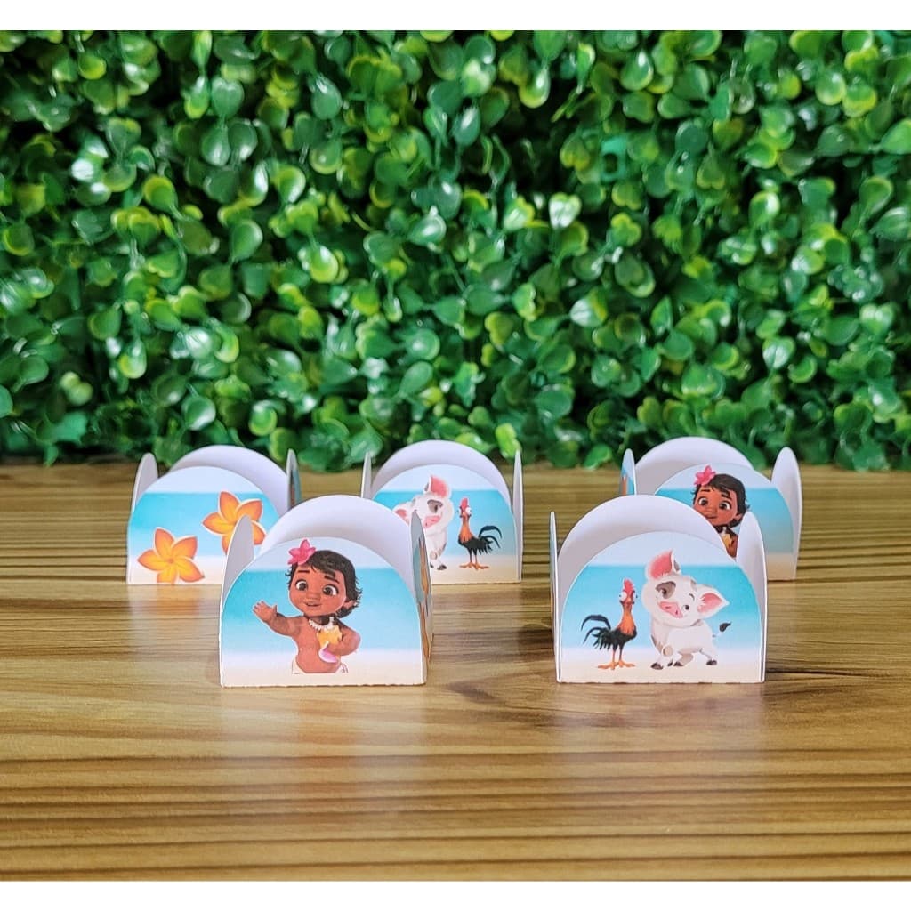 Kit Forminhas Para Docinhos - Moana Baby - Festa Infantil - Lembrancinhas.