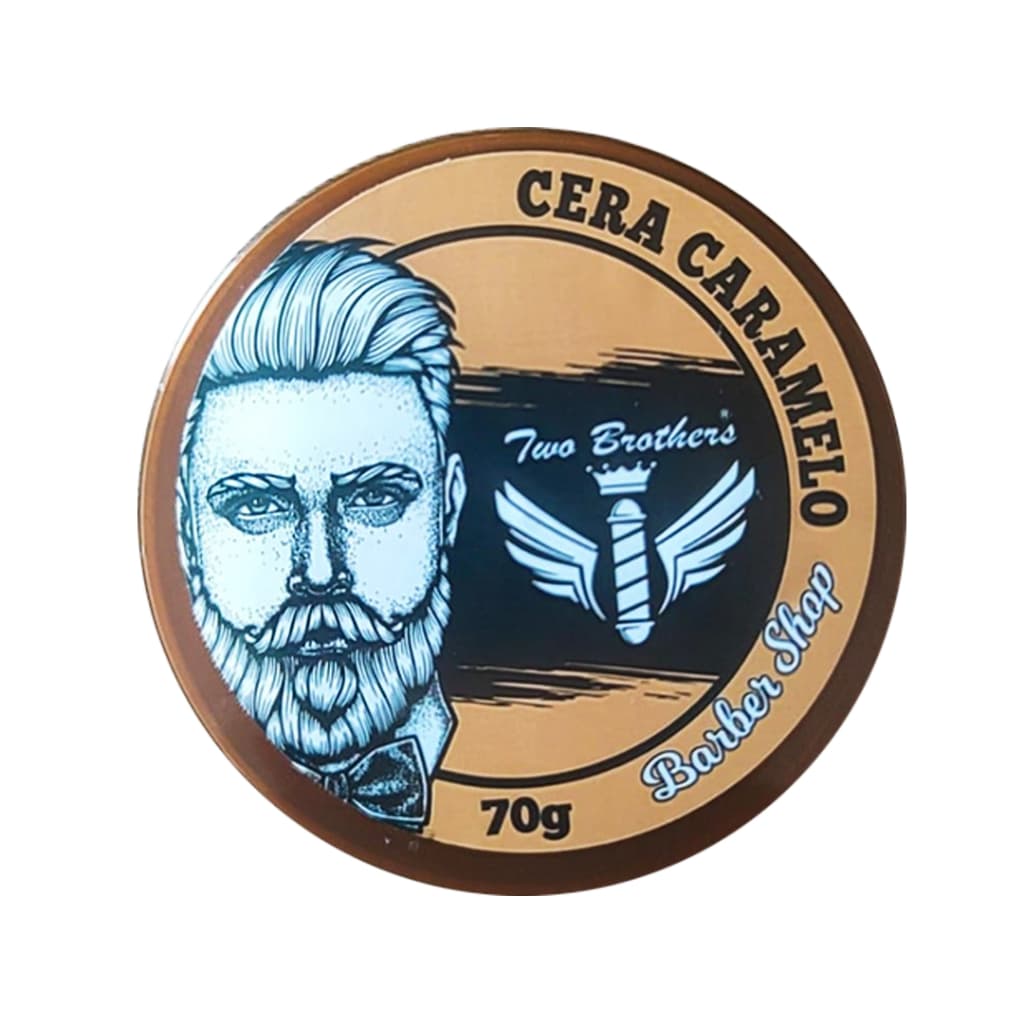 Cera Caramelo Anti-frizz Efeito Molhado Tradional Two Brothers 70g