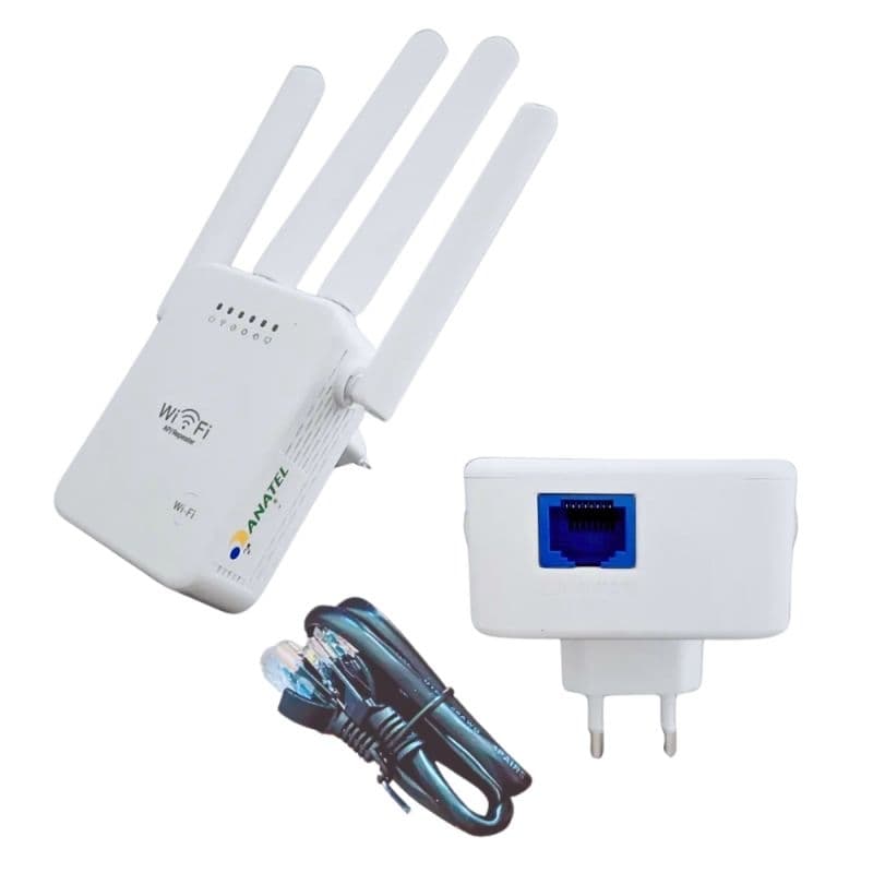 Repetidor de Sinal wi-fi 2.4Ghz com 4 Antenas  KA-X338