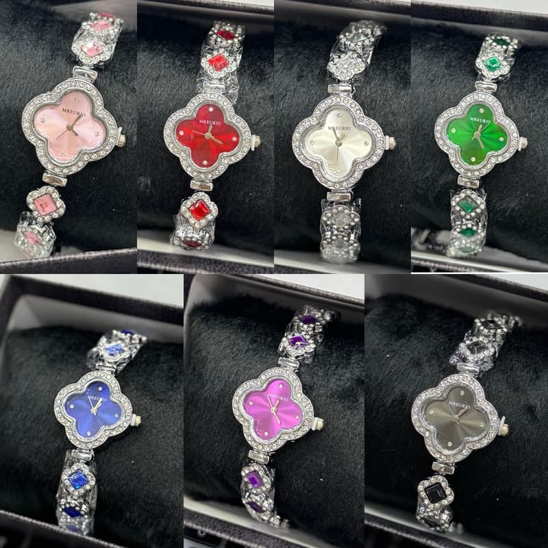 Relógio Feminino Série Trevo de Diamantes