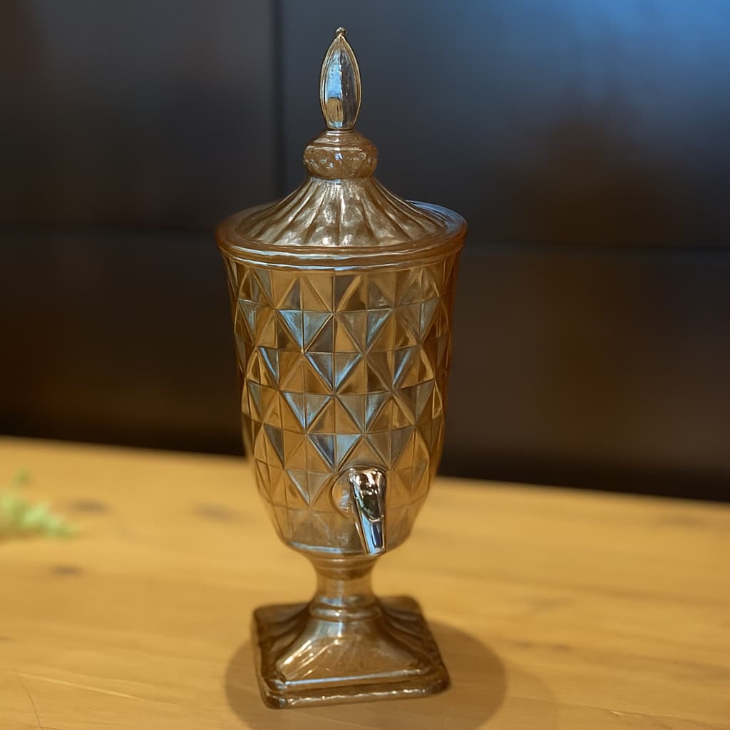 Suqueira de Vidro Luxo 2L – Elegância e Sofisticação na Sua Mesa