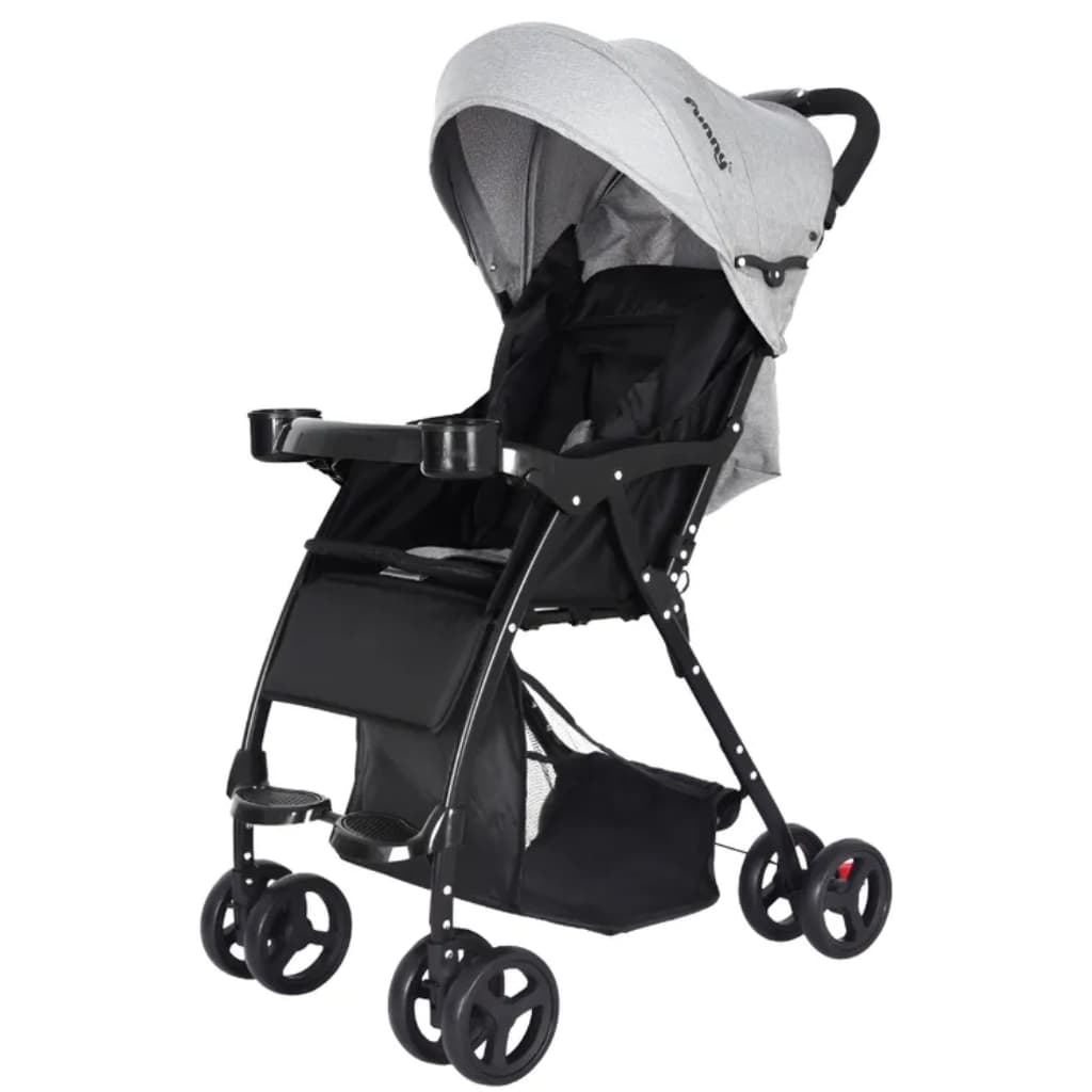 Carrinho de Bebê Compacto Funny Preto e Cinza (0-15 Kg)
