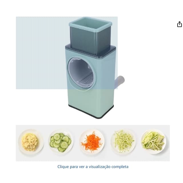 Ralador Manual Giratório de Cozinha, Triturador de Queijo Com Alça, Sugador Antiderrapante, Lâminas de Aço Inoxidável, D