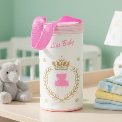Bolsa Térmica Infantil Gel Porta Mamadeira Leite Papinhas Frutas Bebe PARA TODAS MAMADEIRAS-com ALÇA