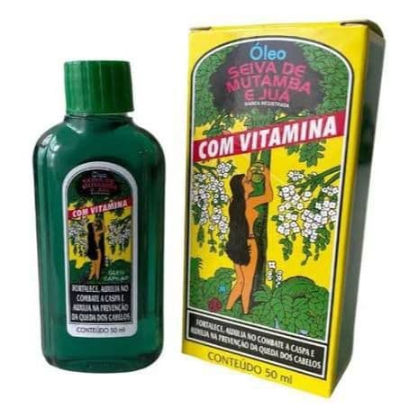 Óleo Seiva De Mutamba E Juá 50ml Auxilia no Combate a Caspa e Previne a Queda