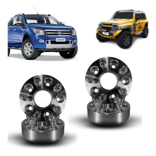 Espaçador Roda Avm Ford Raptor 2022+ Ranger 2013+ 50mm Alumínio