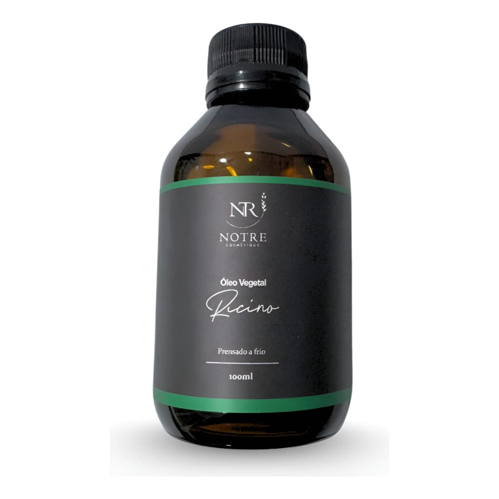Óleo Vegetal de Rícino 100ml - Recupere a Força e Beleza Dos Seus Cabelos, Sobrancelhas, Cílios e Unhas
