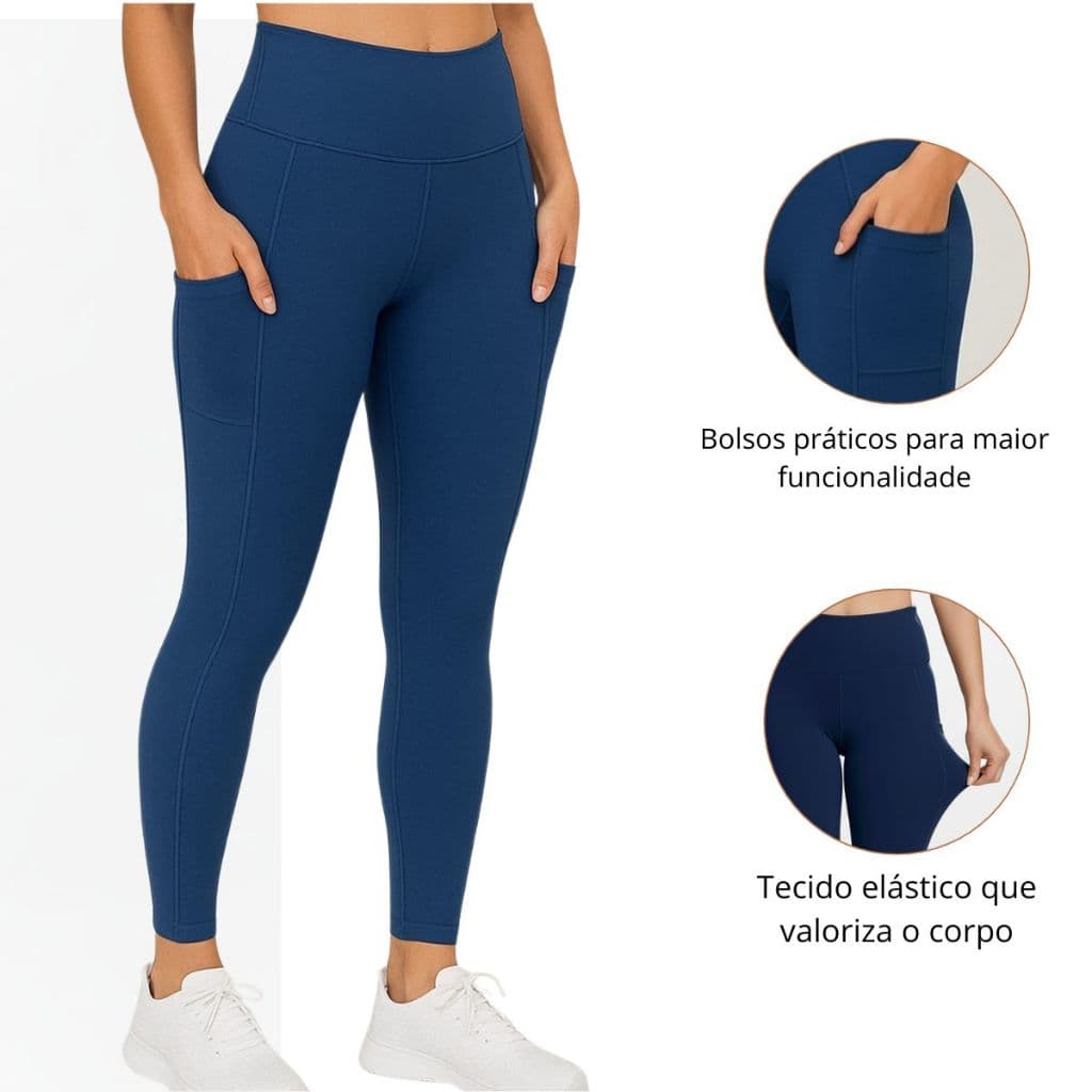 Calça Legging Feminina Básica Estilo e Liberdade de Movimento