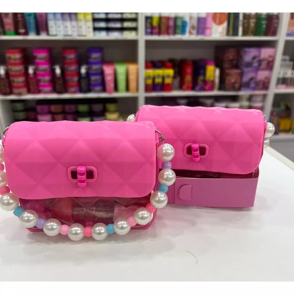 Mini Bolsa de Maquiagem Amor e Anjo