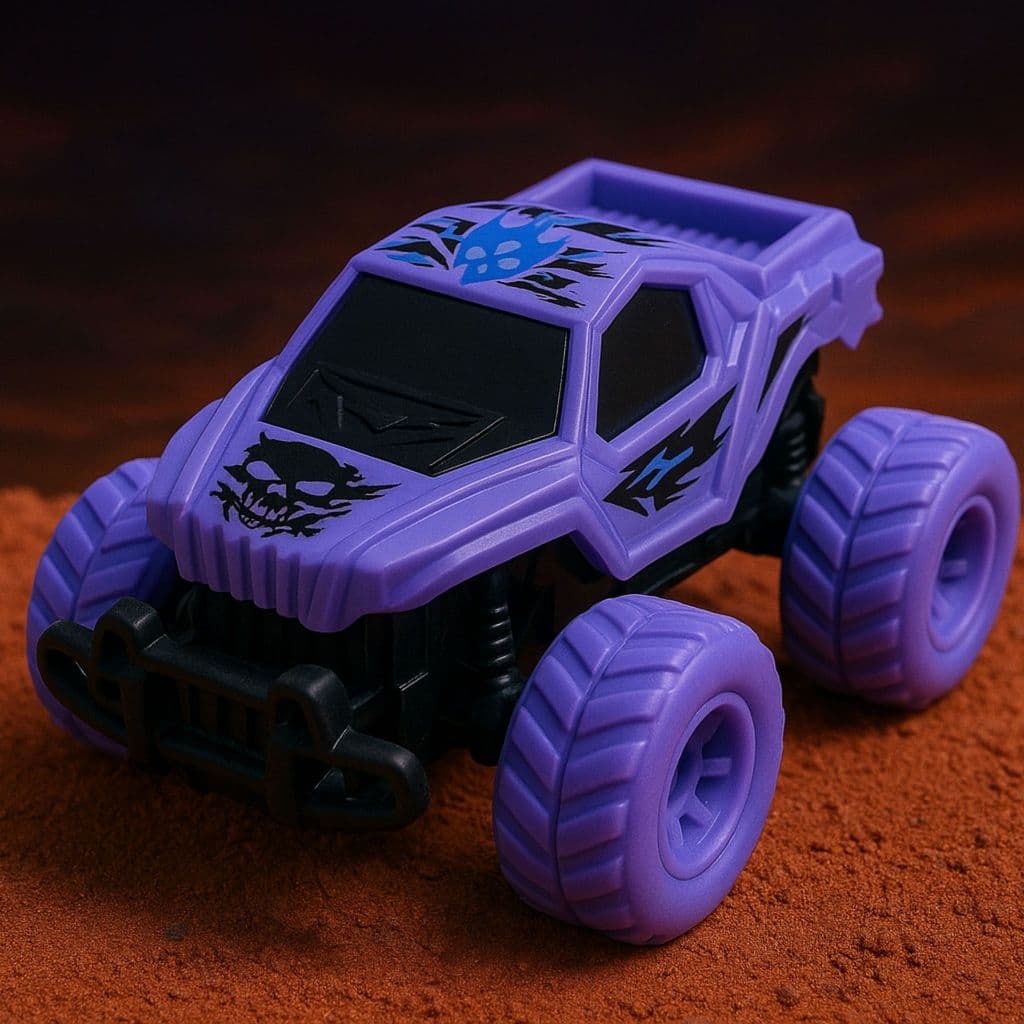 Carrinho monster truck off road | Brinquedo carrinho Bate Bate Roxo