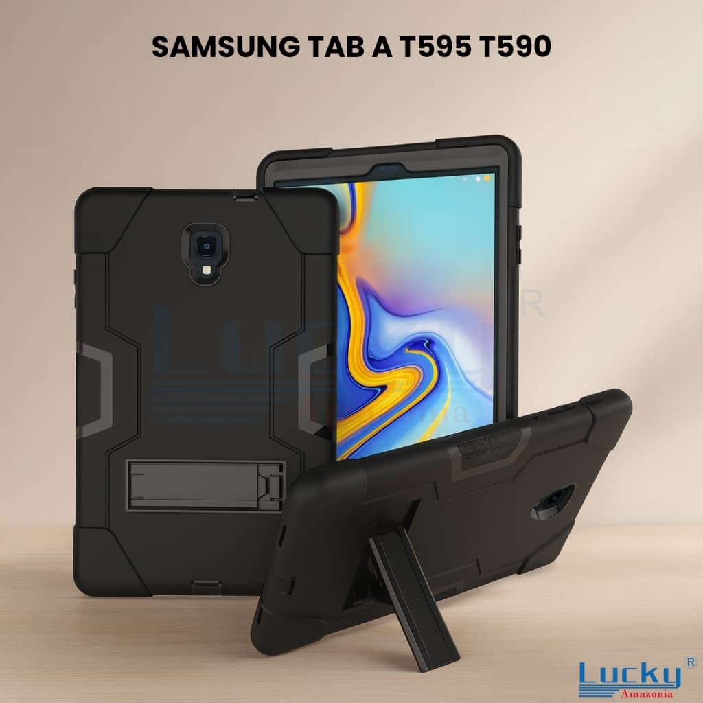 Capa Para Tablet Samsung Galaxy Tab A T590 T595 Anti Impacto Infantil Suporte Integrado Robusta