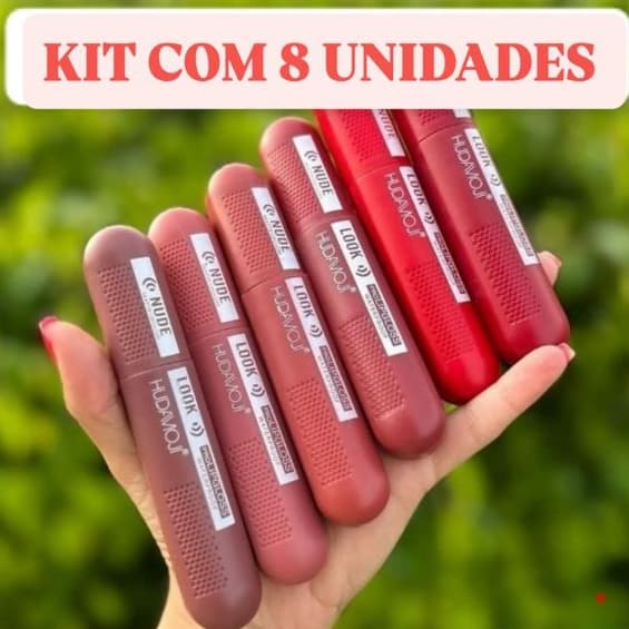 BATOM LÍQUIDO LIPGLOSS NUDE HUDAMOJi HUDAVIOJI LOOK MATE DE LONGA DURAÇÃO. ENVIO RAPIDO.