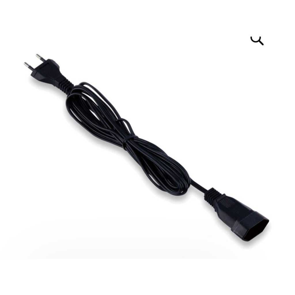 CORDAO PROLONGADOR BIPOLAR 3M - PRETO Force Line cod- 4950