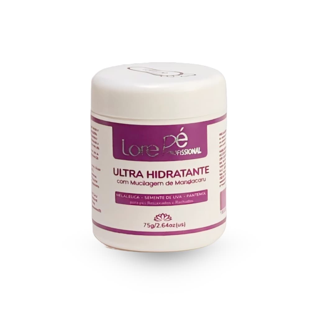 Creme Ultra Hidratante Lore Pé 75g para Pés Ressecados