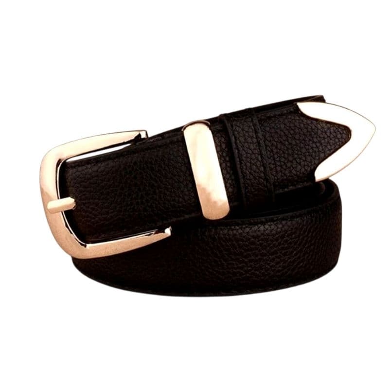 Cinto Feminino Preto/Dourado