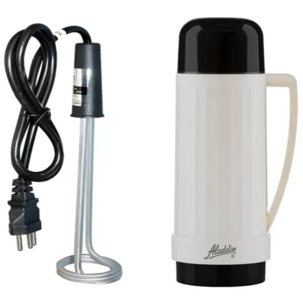 Garrafa De Café Fazer Café Suco Termica+bulidor Esquentar