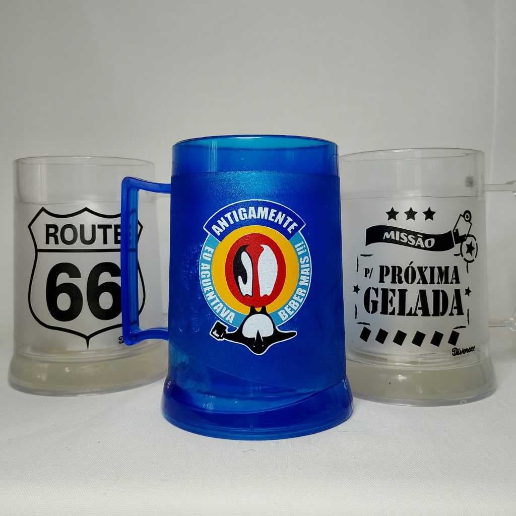 Caneca gel congelante estampada