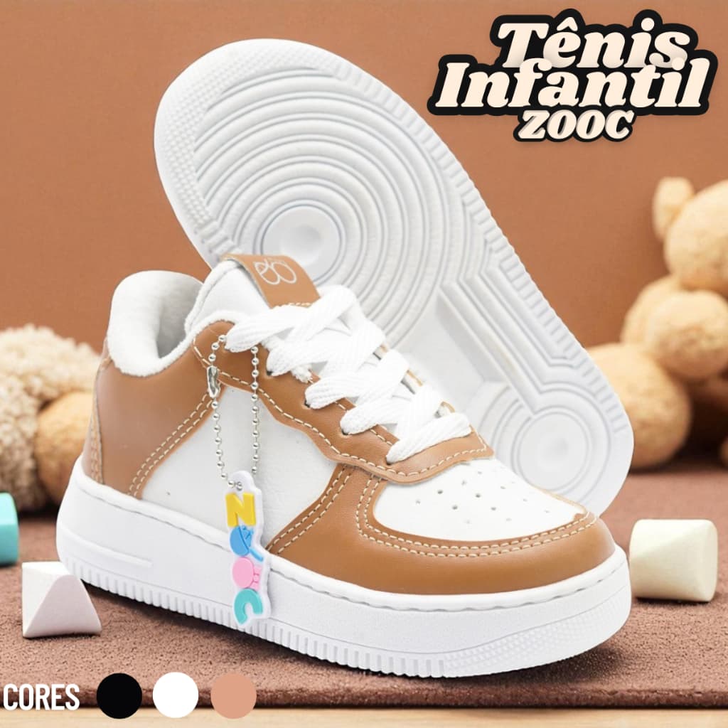 Tênis Infantil Unissex Cano Curto Conforto Escolar Envio Imediato