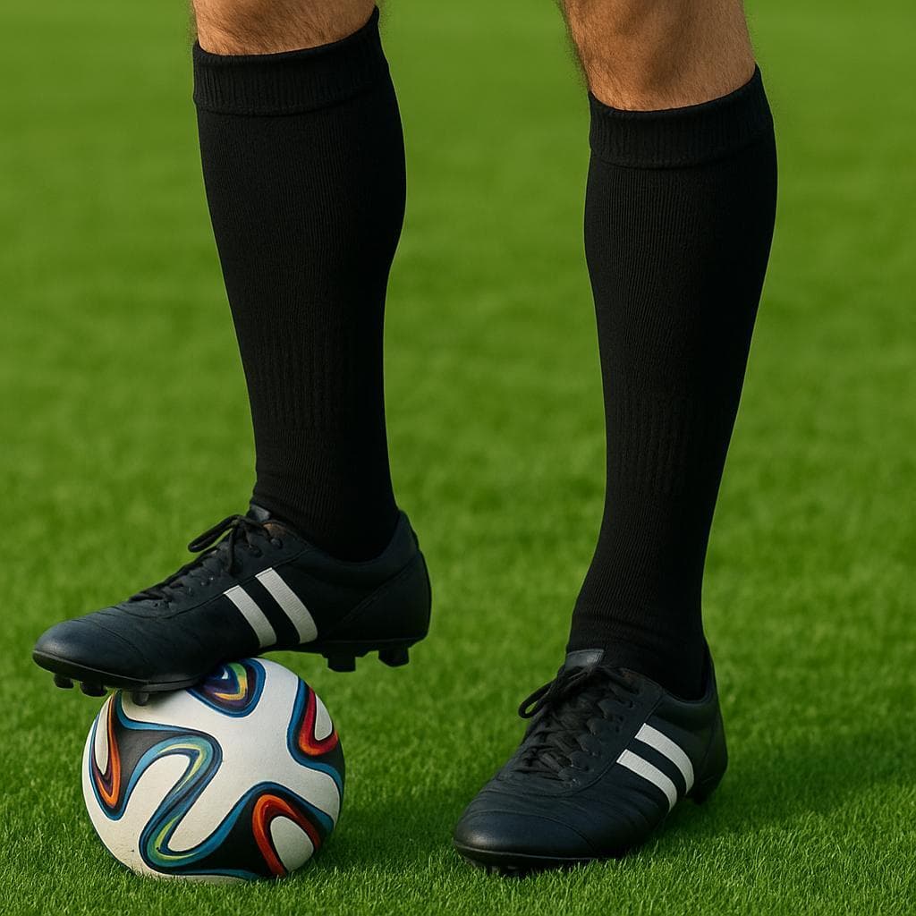 Meião de Futebol Profissional Esportivo Jogador Meias 100% ALGODÃO Cano Alto time Chuteira