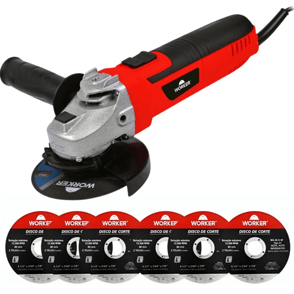 Esmerilhadeira Angular 650W Worker