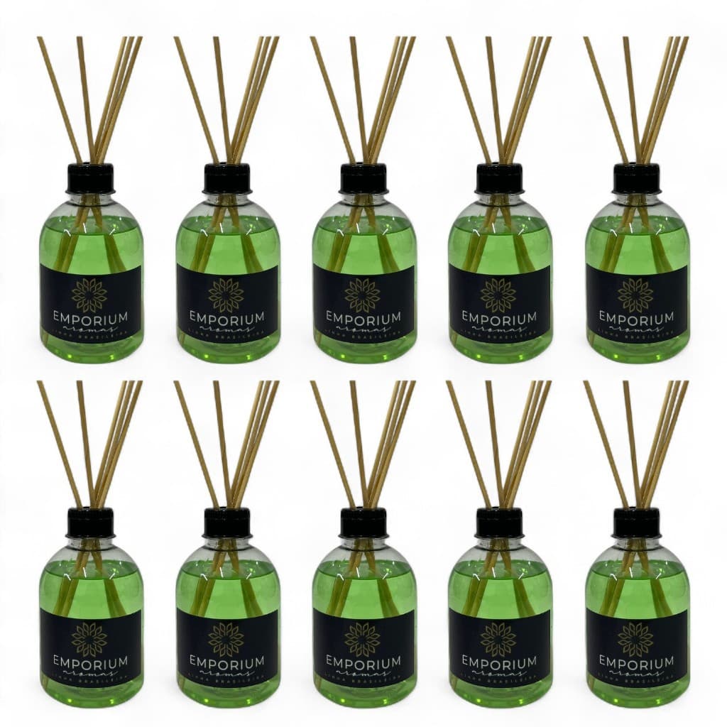 Kit C/ 10 Difusores De Ambiente Erva cidreira – Ambiente Aconchegante