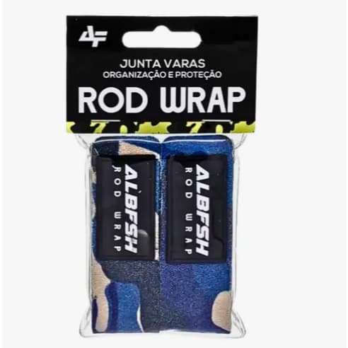 Iten Pesca Junta Varas Albatroz Rod Wrap Camo Blue Prático